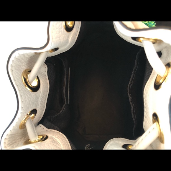 Milly Whipstitch Tassel Drawstring Bucket Bag NWT $395 - Picture 5 of 7